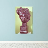 Portret Bust van Ludwig van Beethoven 1901 Canvas Afdruk (Insitu (Houten vloer))