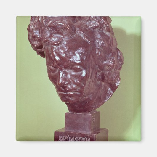 Portret Bust van Ludwig van Beethoven 1901 Magneet (Voorkant)