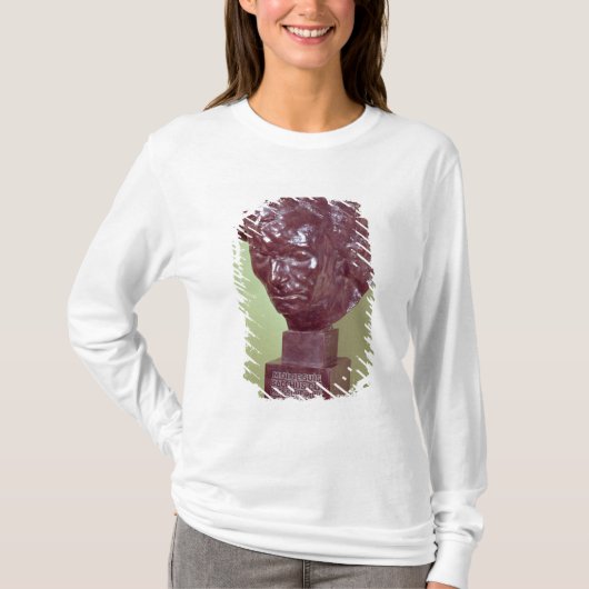 Portret Bust van Ludwig van Beethoven 1901 T-shirt (Voorkant)