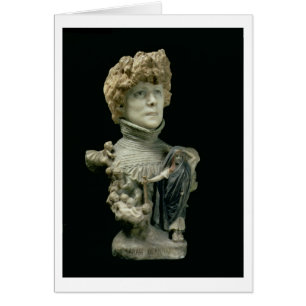 Portret Bust van Sarah Bernhardt (1844-1923) Frank