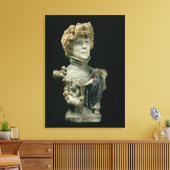 Portret Bust van Sarah Bernhardt (1844-1923) Frank Canvas Afdruk (Insitu (Woonkamer))