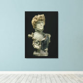 Portret Bust van Sarah Bernhardt (1844-1923) Frank Canvas Afdruk (Insitu (Houten vloer))