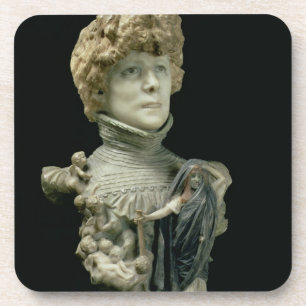 Portret Bust van Sarah Bernhardt (1844-1923) Frank Onderzetter