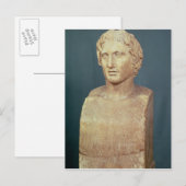 Portret buste van Alexander de Grote Briefkaart (Voorkant / Achterkant)