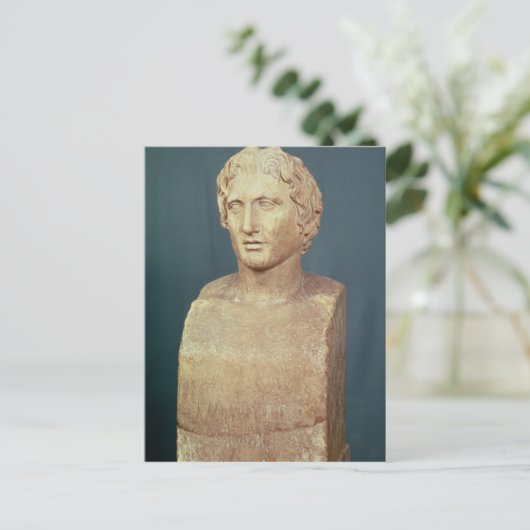 Portret buste van Alexander de Grote Briefkaart (Staand voorkant)