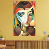 portret canvas afdruk (Insitu (Woonkamer))