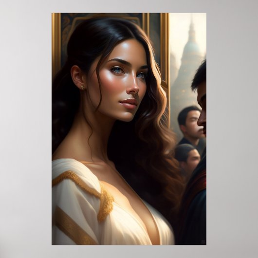 Portret - Canvas Art Print (Voorkant)