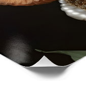 Portret Cocker Spaniel de Koningin kroon kunst Perfect Poster (Hoek)