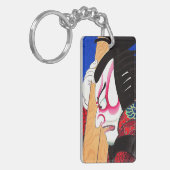 Portret Cool oriental japan kabuki actor Sleutelhanger (Voorkant Links)