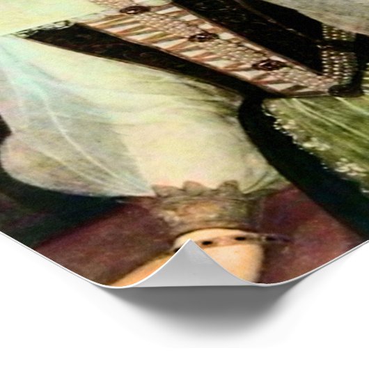 Portret Countess Elizabeth Bathory Poster (Hoek)