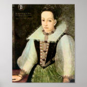 Portret Countess Elizabeth Bathory Poster (Voorkant)