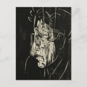 Portret Edmund Schaeffer | Albert Müller Briefkaart (Voorkant)