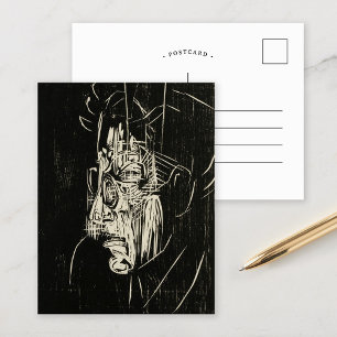 Portret Edmund Schaeffer Albert Müller Briefkaart