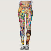 PORTRET EEN ONTWERPER COLLAGE LEGGINGS (Voorkant)