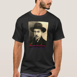 Portret en handtekening van Fernando Pessoa T-shirt