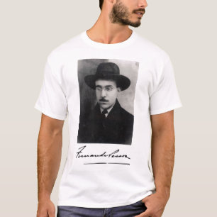 Portret en handtekening van Fernando Pessoa T-shirt