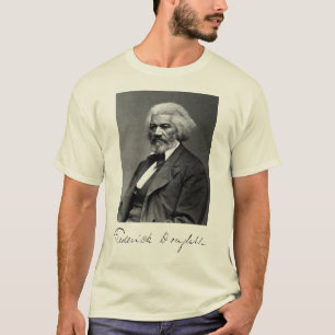 Portret en handtekening van Frederick Douglass T-shirt