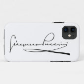 Portret en handtekening van Giacomo Puccini Case-Mate iPhone Case (Achterkant (horizontaal))