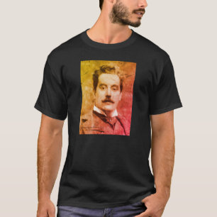 Portret en handtekening van Giacomo Puccini T-shirt
