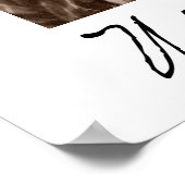 Portret en handtekening van Nellie Bly Poster (Hoek)