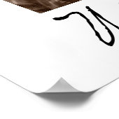 Portret en handtekening van Nellie Bly Poster (Hoek)