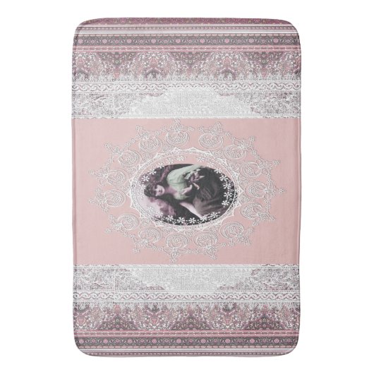  portret en kant badmat (Voorkant Verticaal)