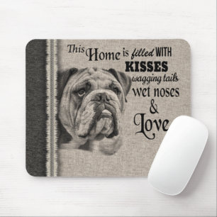 portret Engelse Bulldog Muismat