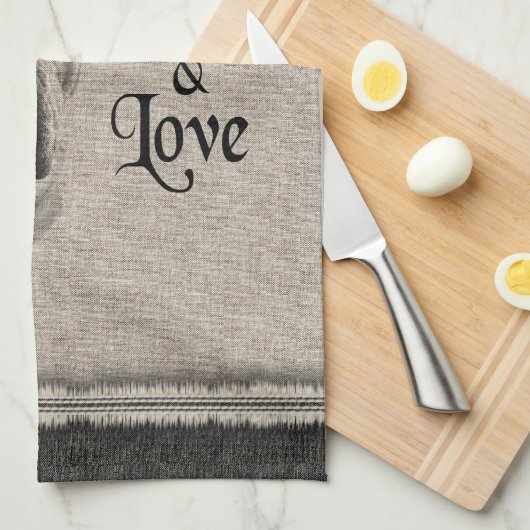  portret Engelse Bulldog Theedoek (Quarter Fold)