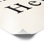 Portret foto Afdrukken Aangepast Poster papier (Hoek)