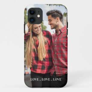 Portret Foto Liefde Liefde Liefde Op Maat Case-Mate iPhone Case