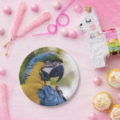 Portret foto van rotatieprofiel papieren bordje (Feest)