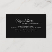 Portret Fotografe Visitekaartje (Achterkant)