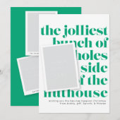 Portret foto's van Jollliest Bunch Holiday Traditi Kaart (Voorkant / Achterkant)