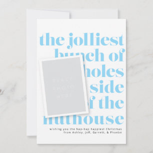 Portret foto's van Jollliest Bunch Holiday Traditi Kaart