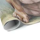Portret Franse Bulldog Cadeaupapier (Rol Hoek)