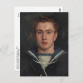 Portret Frederick Brewer op Tuke Briefkaart (Voorkant / Achterkant)