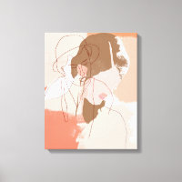 Portret geverfd contour Vrouw