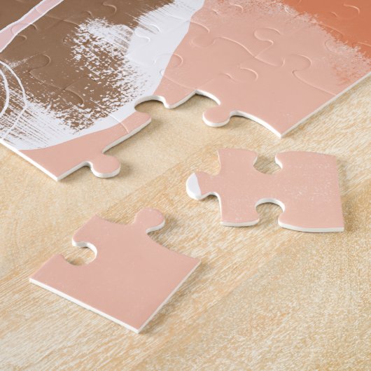 Portret geverfd contour Vrouw Legpuzzel (Zijkant)