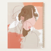 Portret geverfd contour Vrouw Planner (Achterkant)