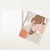 Portret geverfd contour Vrouw Planner (Display)