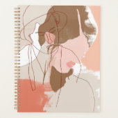 Portret geverfd contour Vrouw Planner (Voorkant)