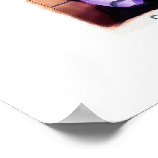 Portret: Glenn Sharron Poster (Hoek)