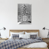 Portret Glorifying Ferdinand Alvarez van Toledo Canvas Afdruk (Insitu (Slaapkamer))