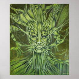 Portret Green Isma Poster