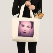 portret grote tote bag (Voorkant (product))
