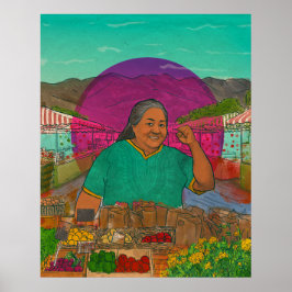 Portret: Helga Garcia-Garza, Agri-cultura Poster
