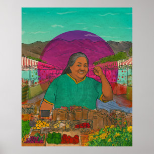 Portret: Helga Garcia-Garza, Agri-cultura Poster