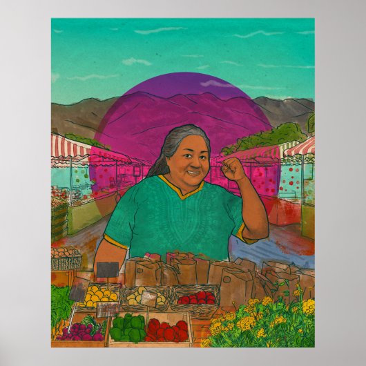 Portret: Helga Garcia-Garza, Agri-cultura Poster (Voorkant)