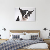 Portret hond canvas afdruk (Insitu (Slaapkamer))