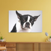 Portret hond canvas afdruk (Insitu (Woonkamer))